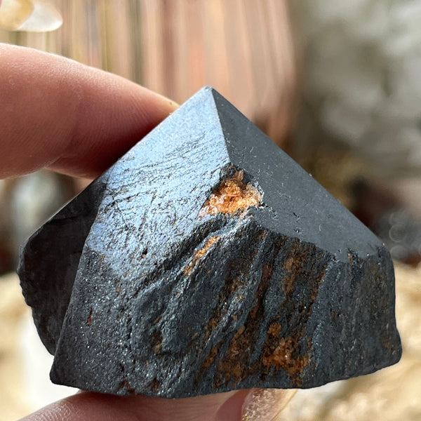 Hematite Cut Base Generator Point - Protection & Connection