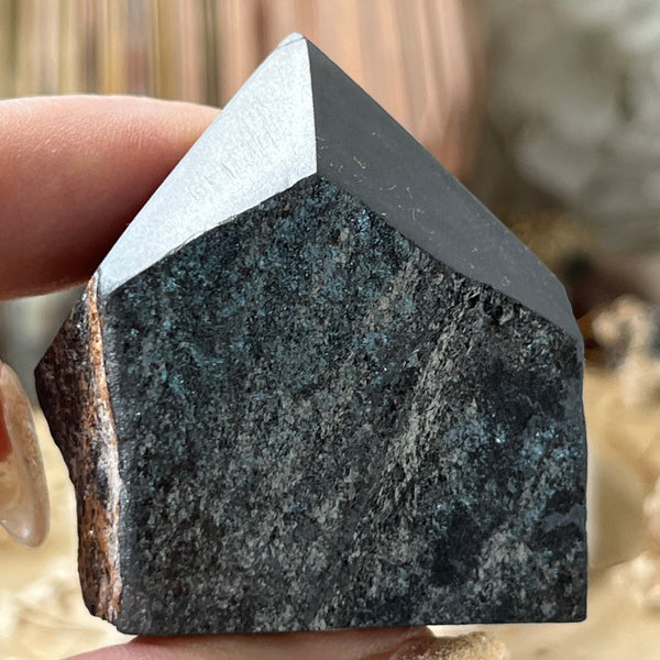 Hematite Cut Base Generator Point - Protection & Connection