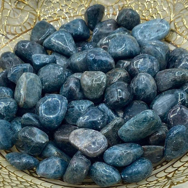 Blue Apatite Tumblestones - Intuition & Enlightenment BD Crystals