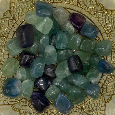 Fluorite Tumblestones - Intuition & Protection BD Crystals