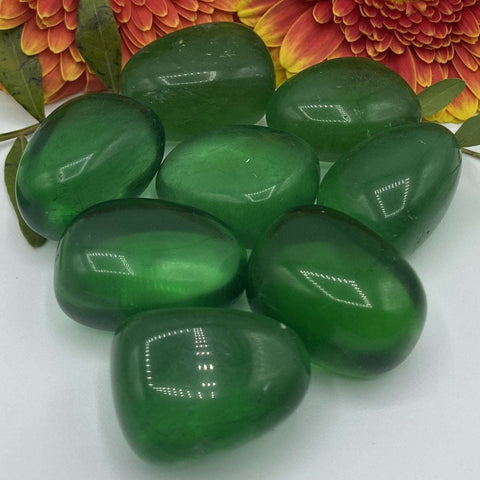 Green Obsidian Tumblestones BD Crystals