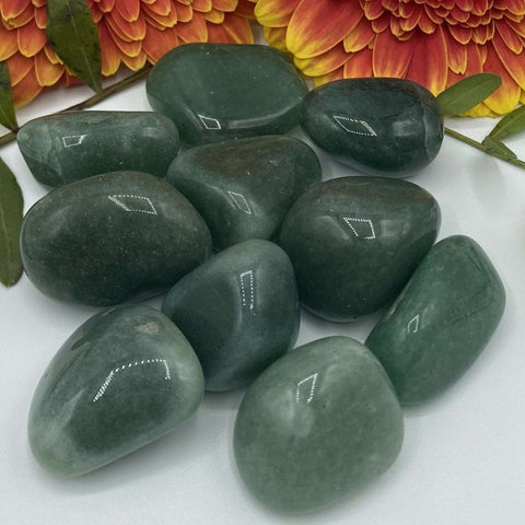 Green Quartz Tumblestones - Vitality & Healing BD Crystals