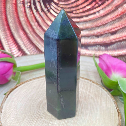 Nephrite Jade Polished Point - Dreams & Tranquility BD Crystals