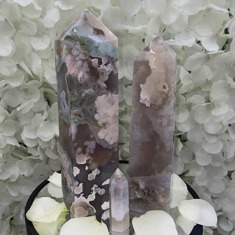 Flower Agate Point - Creativity & Self-Discovery