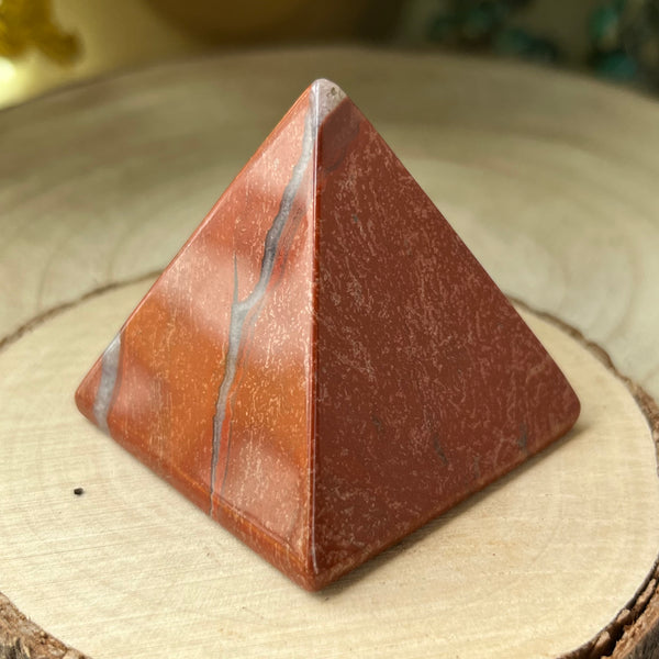 Red Jasper Pyramid - Vitality & Protection