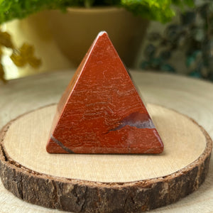 Red Jasper Pyramid - Vitality & Protection