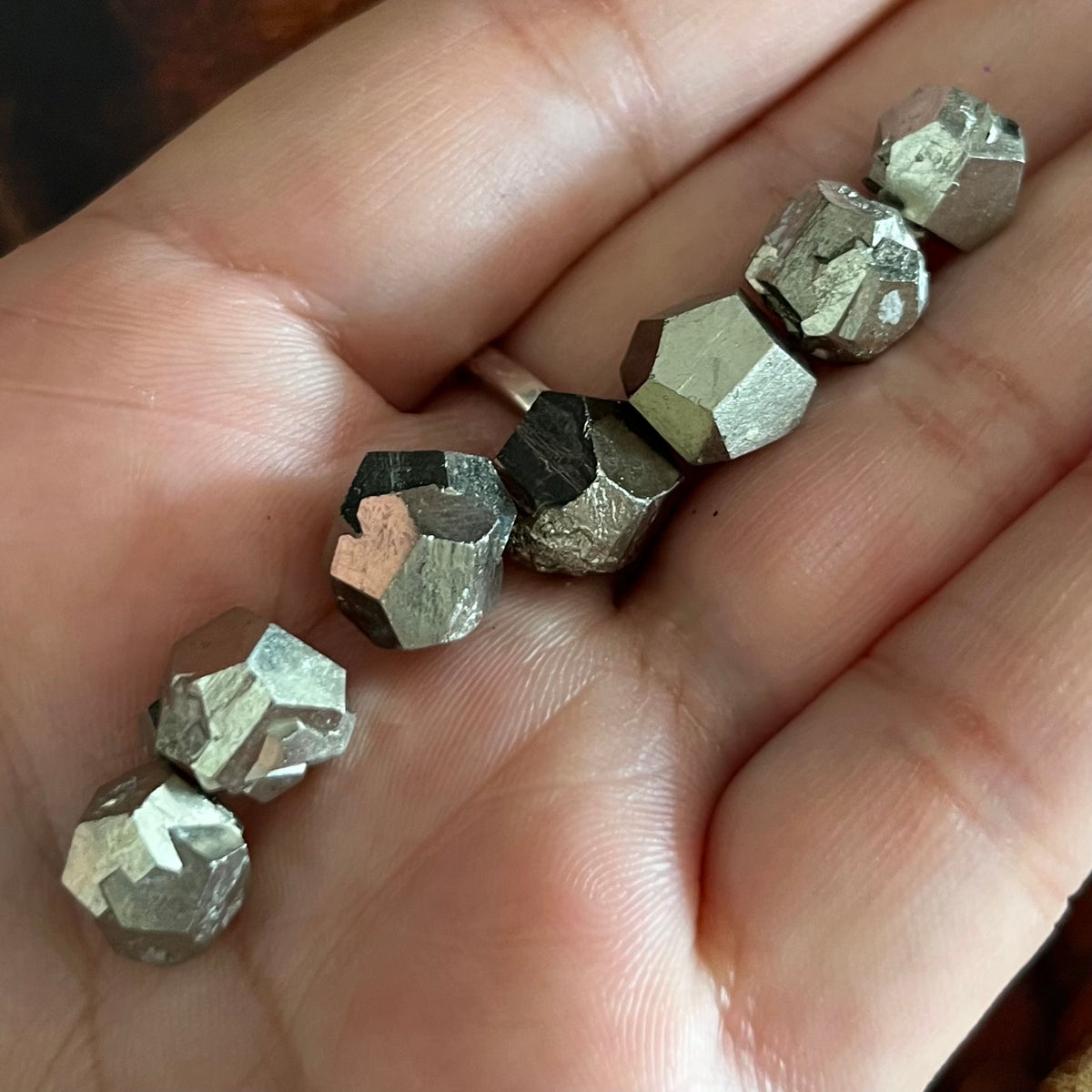 Pyrite Dodecahedrons, Pyrite Crystals in Bulk, Small Crystals for Jewelry,  Crystal Grid, for Crafts, Home Decor, Gift for Leo, for Abundance 