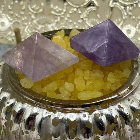 Amethyst Pyramid - Spirituality & Transmutation BD Crystals