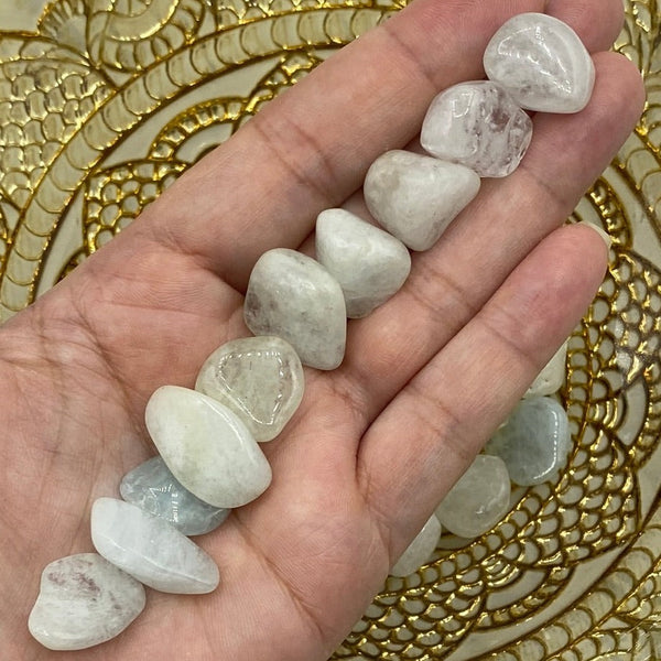 Aquamarine Tumblestones - Serenity & Intuition BD Crystals