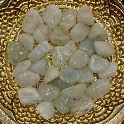 Aquamarine Tumblestones - Serenity & Intuition BD Crystals