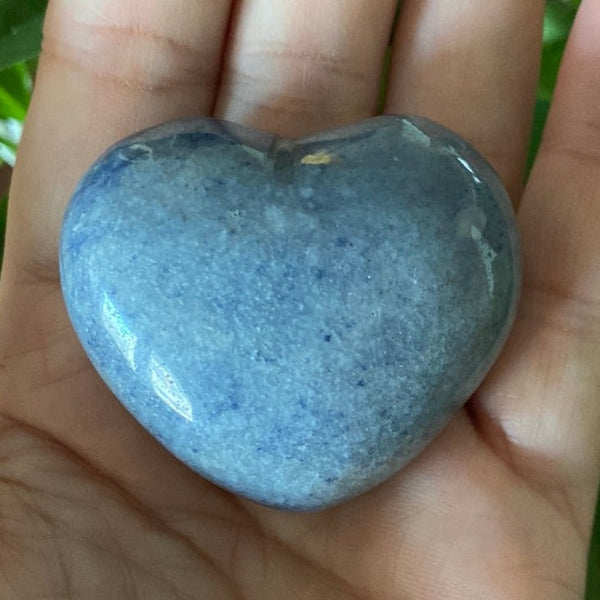 Blue Quartz Heart - Harmony & Communication BD Crystals