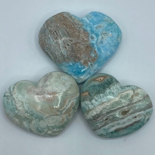 Caribbean Calcite Heart BD Crystals