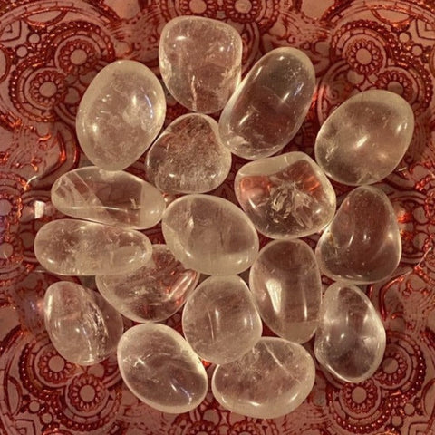Clear Quartz Tumblestones - Intuition & Wisdom BD Crystals