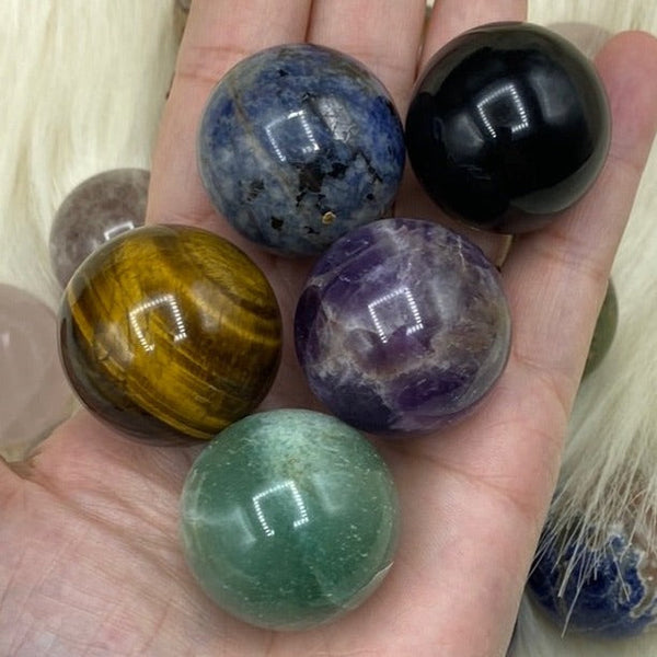 Crystal Gemstone Spheres BD Crystals