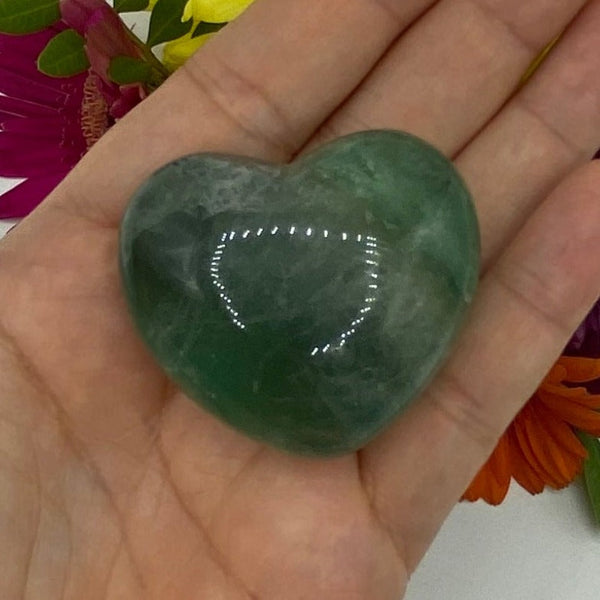Fluorite Heart - Intuition & Protection BD Crystals