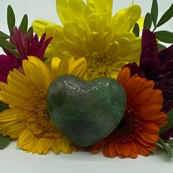 Fluorite Heart - Intuition & Protection BD Crystals