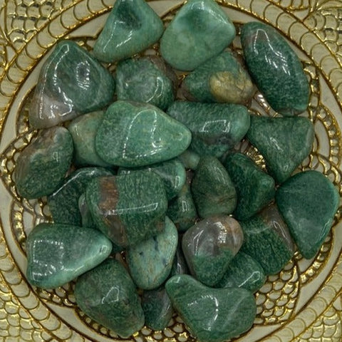 Green Quartz Tumblestones (South Africa) - Vitality & Healing BD Crystals