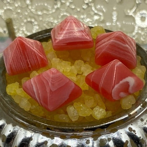 Red Agate Mini Pyramid BD Crystals