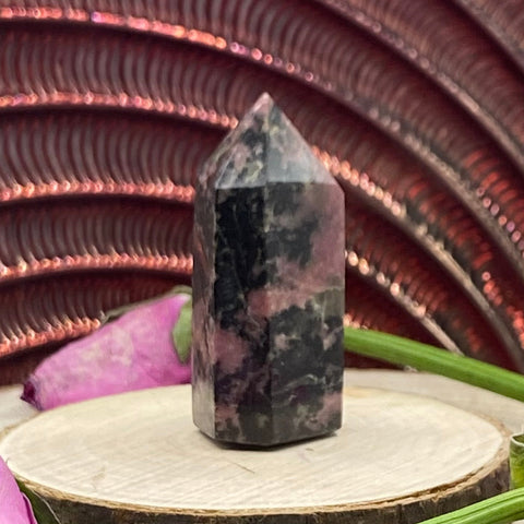 Rhodonite Polished Point - Emotional Healing & Self-Confidence BD Crystals