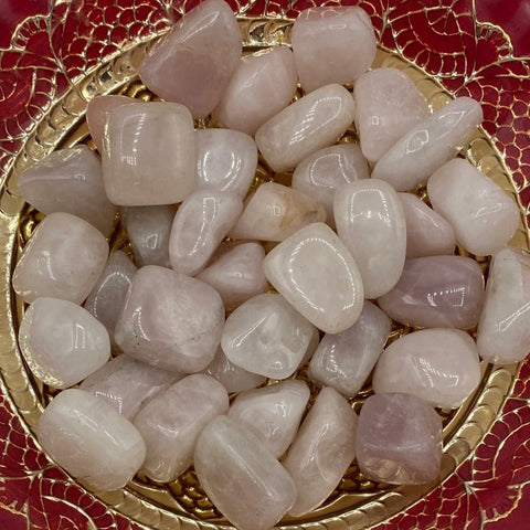 Rose Quartz Tumblestones - Unconditional Love BD Crystals