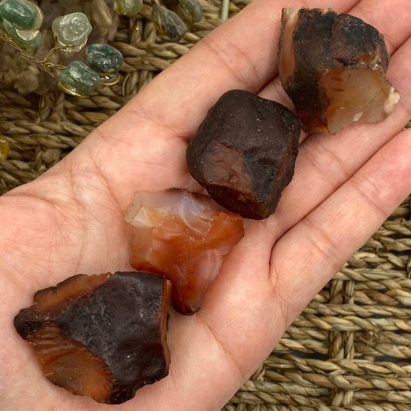 Rough Carnelian - Vitality & Courage BD Crystals