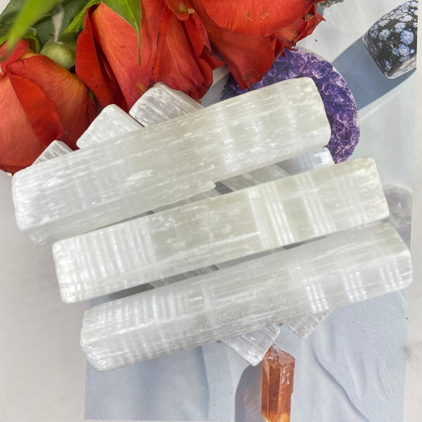 Selenite Stick Wand - Cleansing & Purification BD Crystals