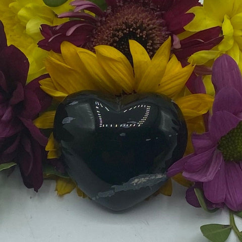 Snowflake Obsidian Heart - Renovation & Personal Strength BD Crystals