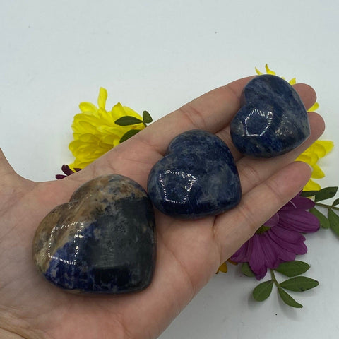 Sodalite Heart - Wisdom & Guidance BD Crystals