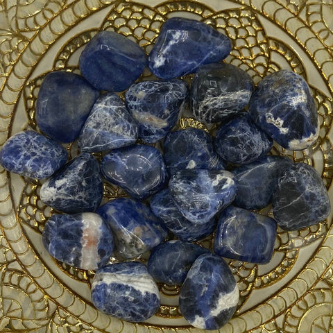 Sodalite Tumblestones - Wisdom & Guidance BD Crystals