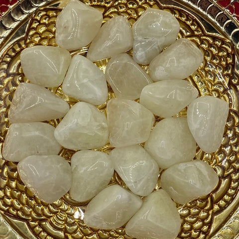 Sulphur Quartz Tumblestones