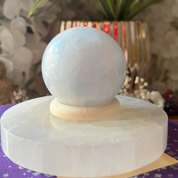 Blue Calcite Sphere