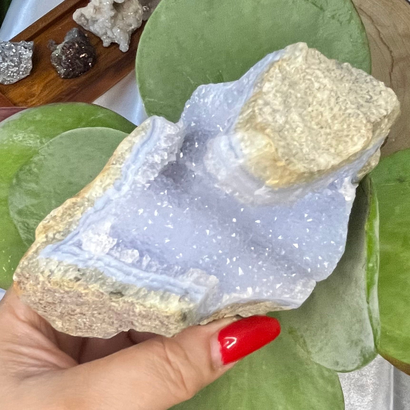 Blue Lace Agate Druse