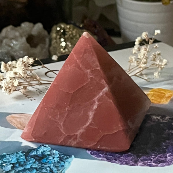 Rose Calcite Pyramid - Compassion & Empathy