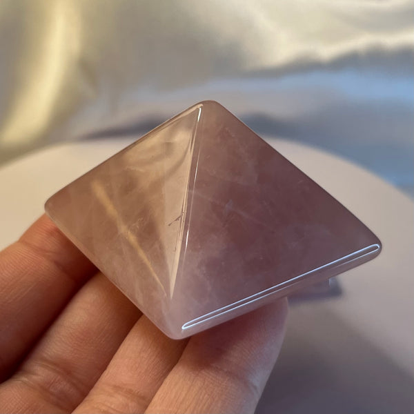 Rose Quartz Pyramid - Universal & Unconditional Love