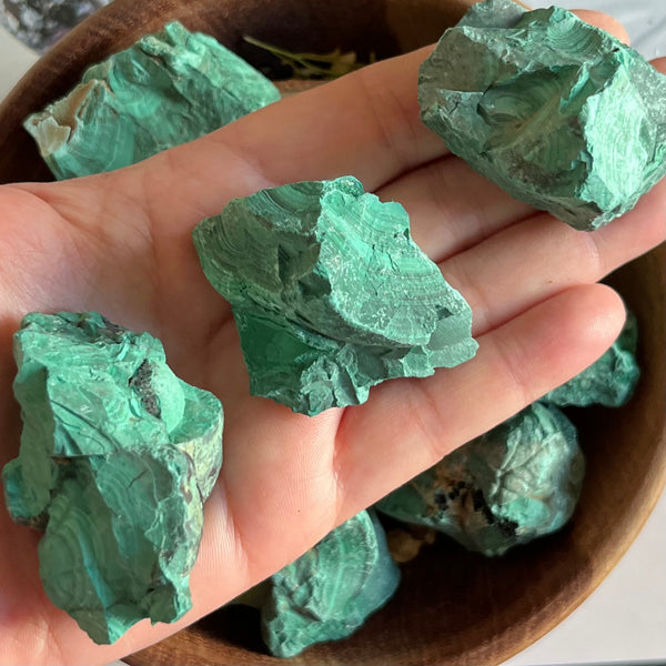 Rough Malachite Chunk - Balance & Vitality