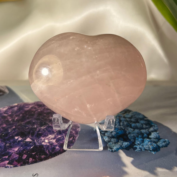 Rose Quartz Heart - Unconditional Love