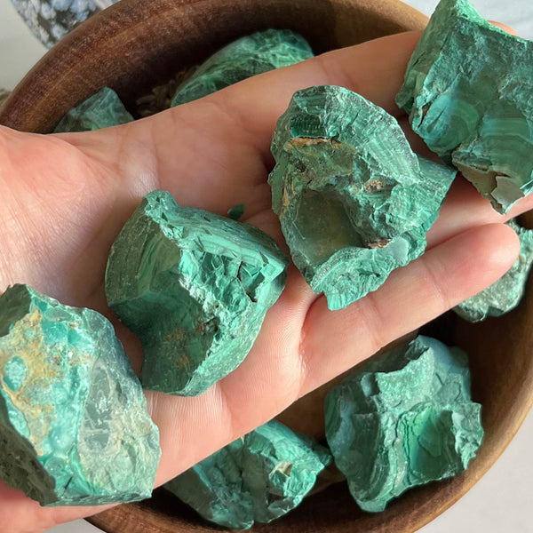 Rough Malachite Chunk - Balance & Vitality