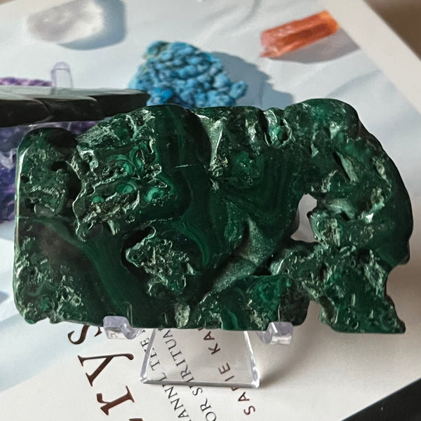 Malachite Slice - Courage & Vitality