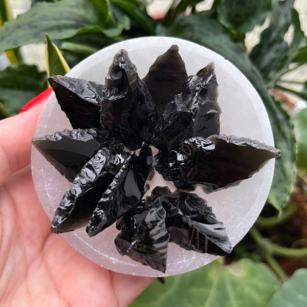 Black Obsidian Arrowhead