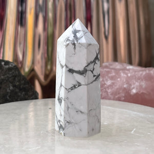 Howlite Point - Peace & Harmony