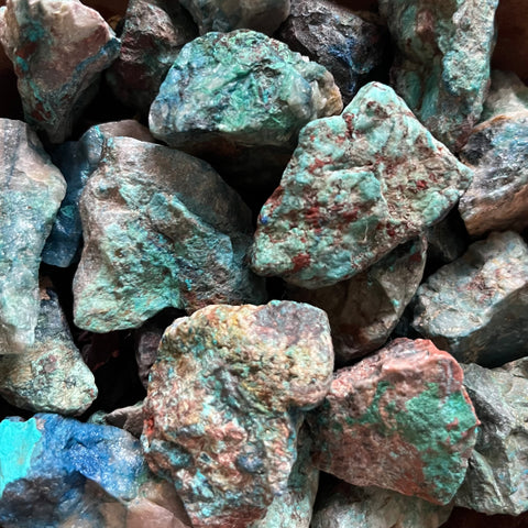 Rough Chrysocolla - Fertility & Sensitivity