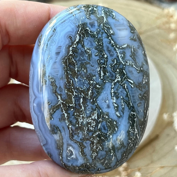 Moss Agate Palmstone