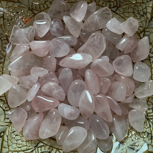 Rose Quartz Tumblestones (Grade A) - Universal & Unconditional Love