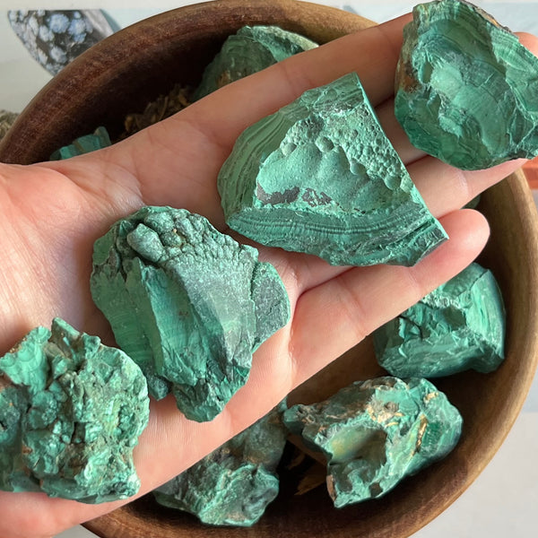 Rough Malachite Chunk - Balance & Vitality