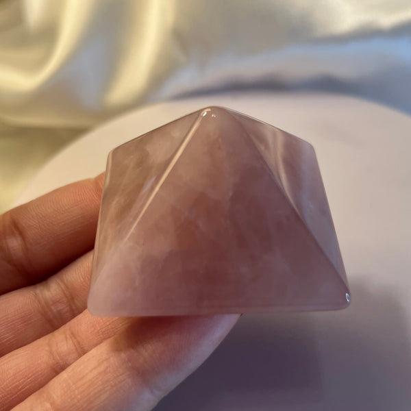 Rose Quartz Pyramid - Universal & Unconditional Love