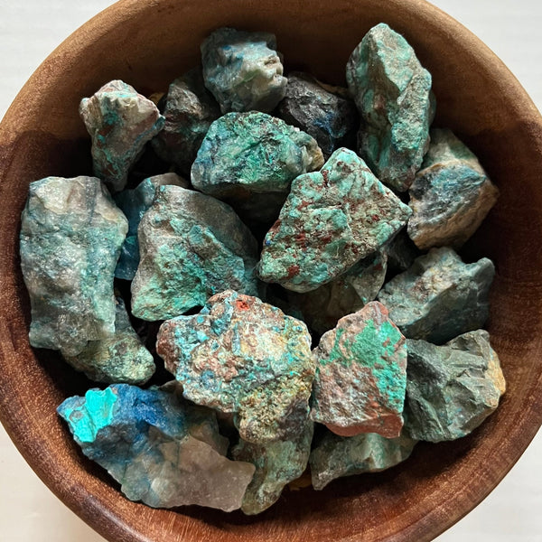 Rough Chrysocolla - Fertility & Sensitivity