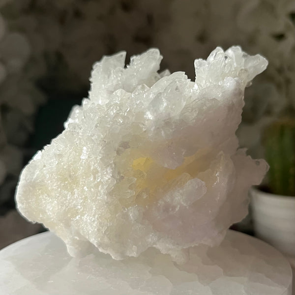 White Aragonite Cluster