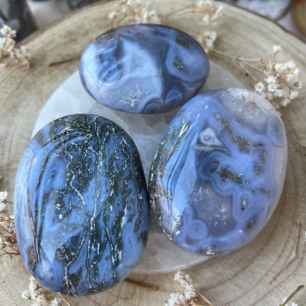 Moss Agate Palmstone