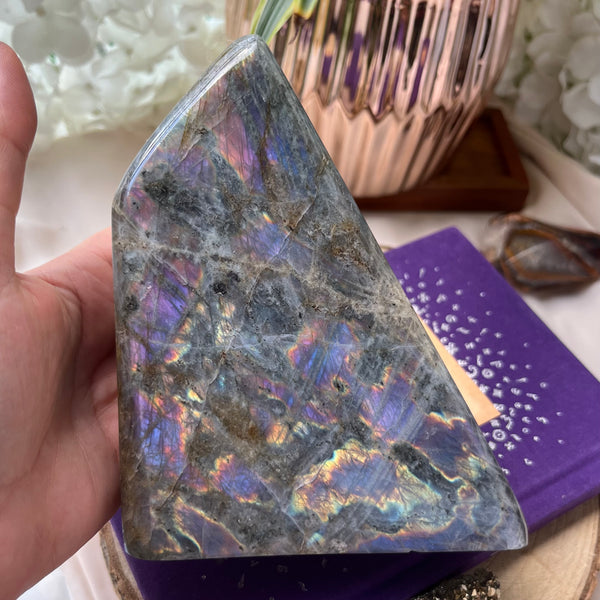 Labradorite Freeform (Purple Flash) - Magic & Clairvoyance