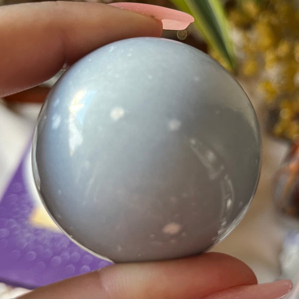 Angelite Sphere - Angelic Connection & Harmony